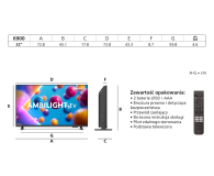 PHILIPS TV PHILIPS 32PFS6900 32" LED Titan OS Ambilight x3 - 1357125 - zdjęcie 14